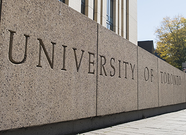 University of Toronto sign