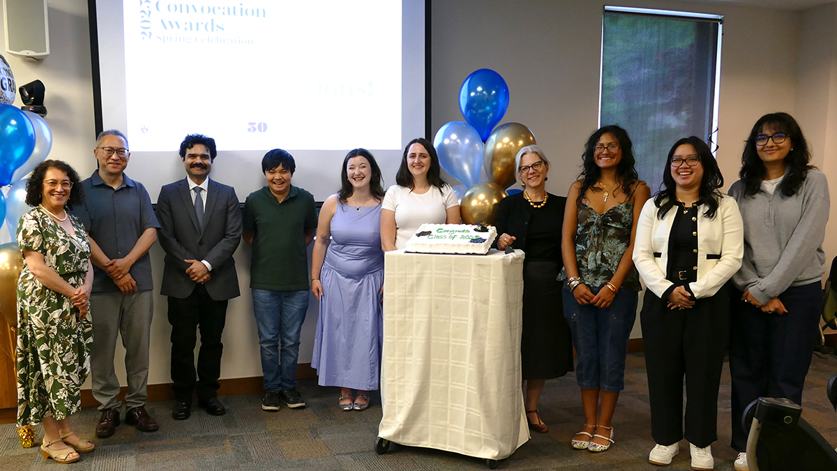 DSR graduates and award winners, Spring 2025