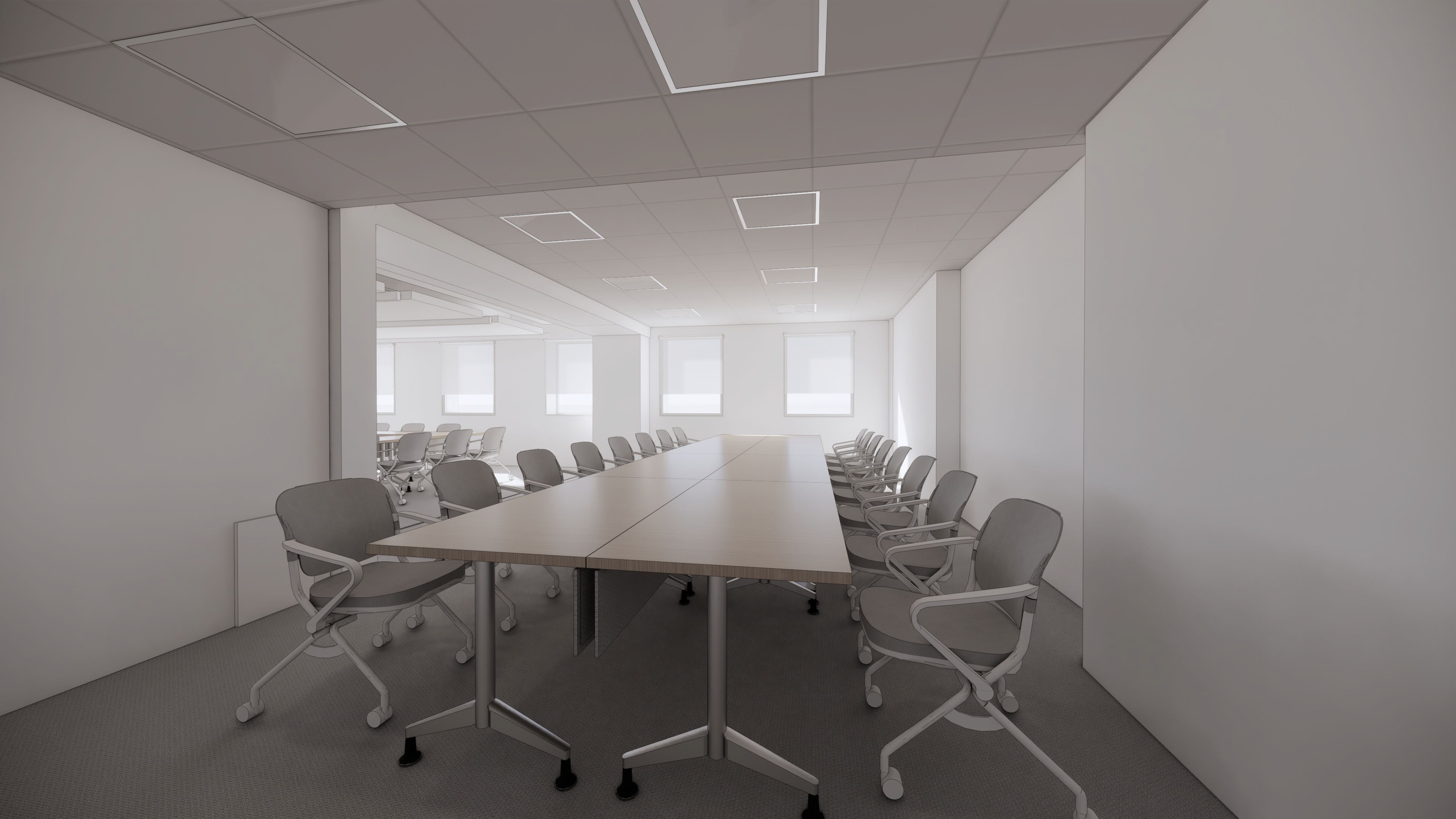 DSR Room 317 Wall Open Rendering