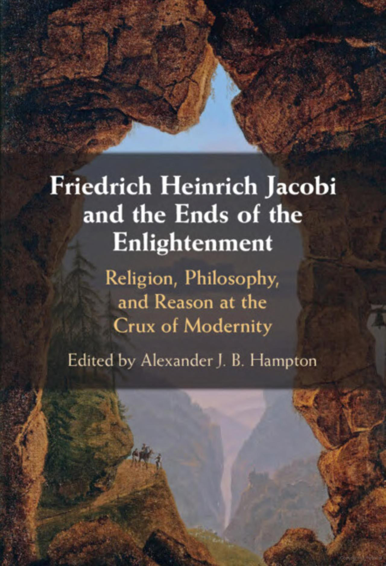 Cover of book, Friedrich Heinrich Jacobi and the Ends of the Enlightenment