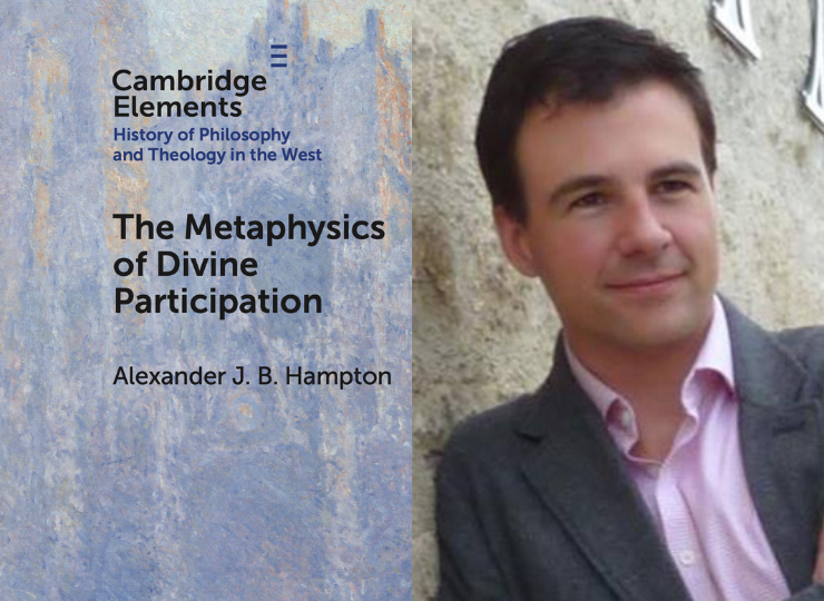 Divine Participation book cover / Alexander J.B. Hampton author photo