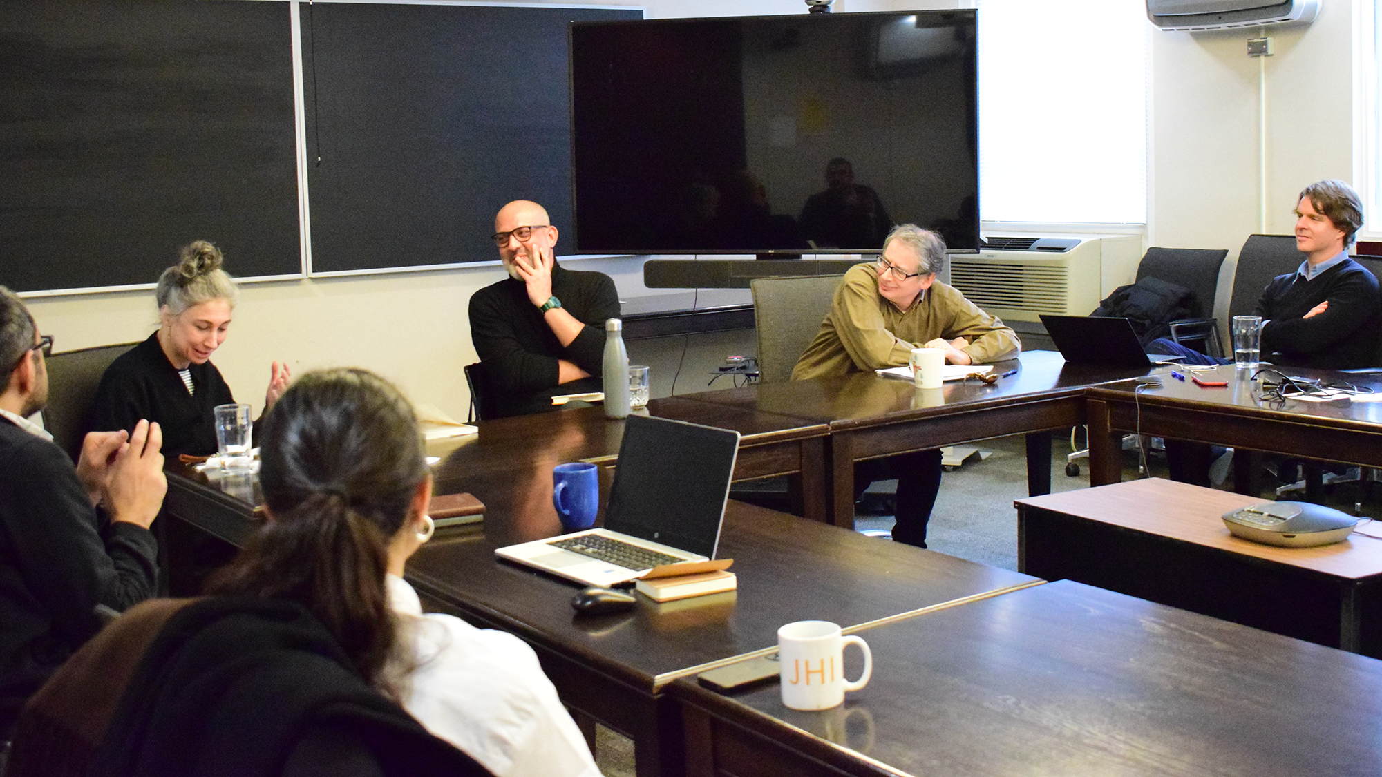 L-R: Nada Moumtaz, Emrah Yildiz, Simon Coleman, Kevin Lewis O'Neill