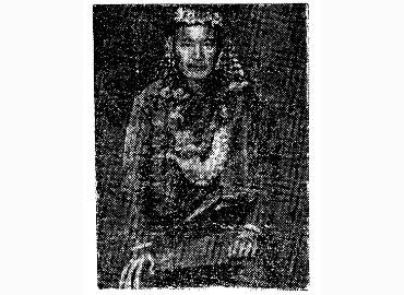 The only existing photo of Niṣṭhānanda Vajrācārya, ca. 1920s Kathmandu