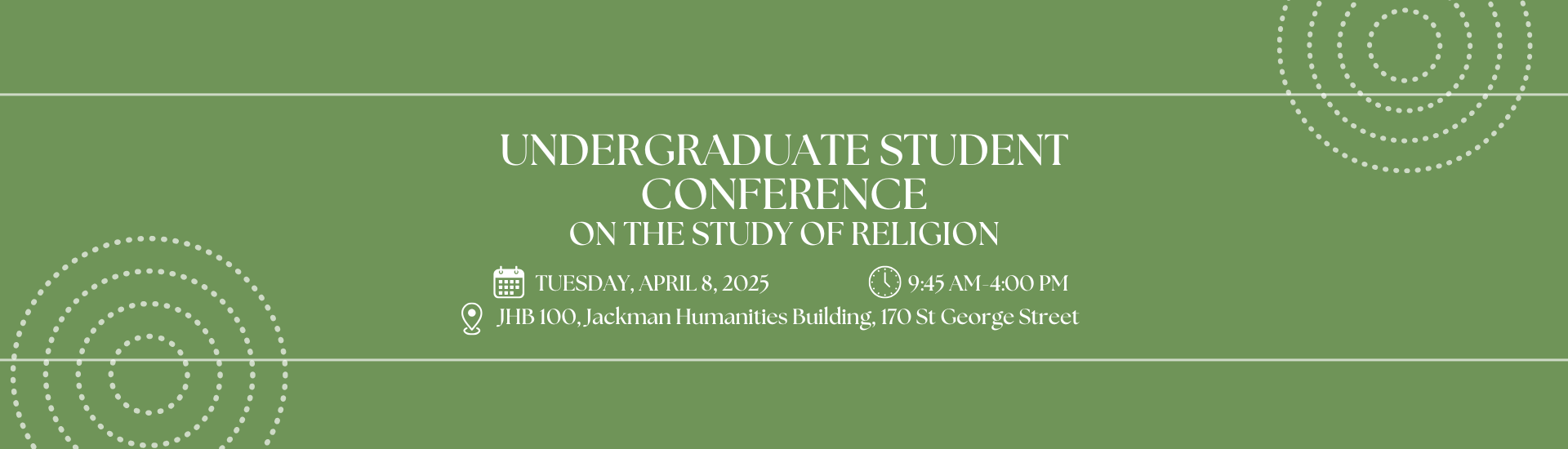 Undergraduate Student Conference on the Study of Religion